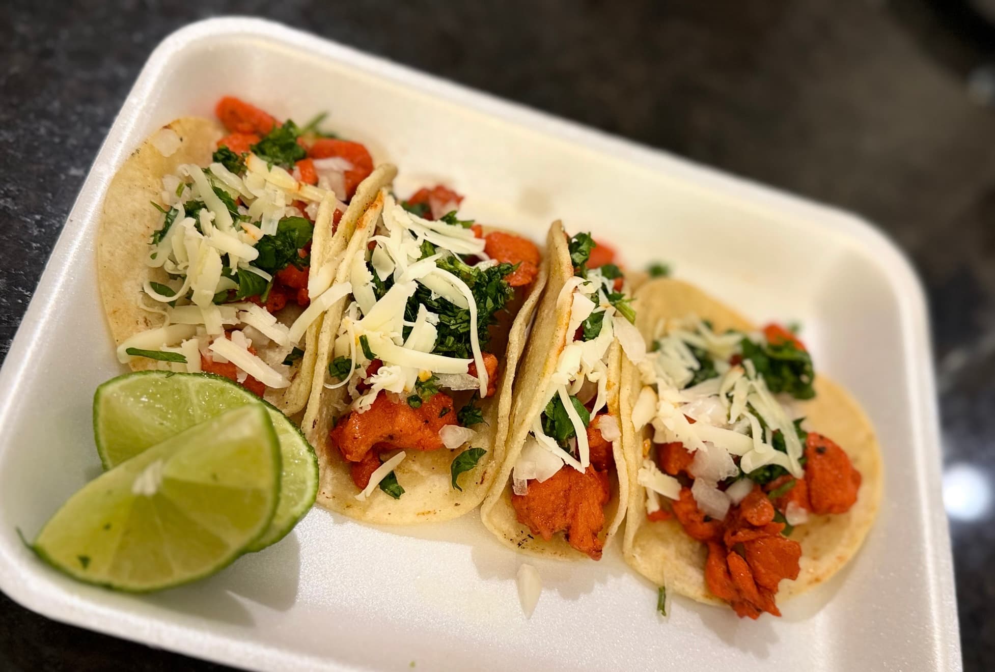 Authentic street tacos